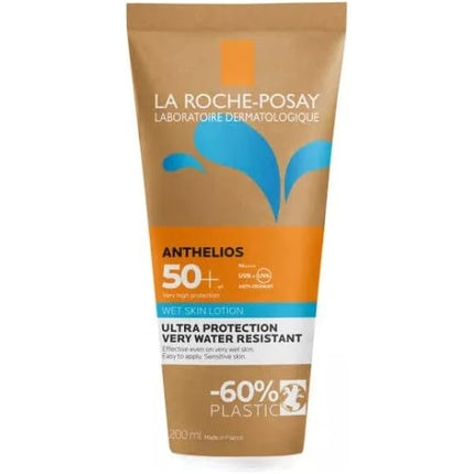 La Roche-Posay, Anthelios Wet Skin, Körperlotion, LSF 50, 200 ml