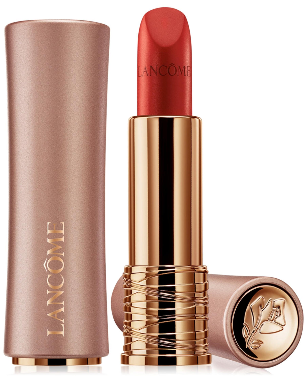 Lancome, L'Absolu Rouge Intimatte, Soft Matte, Cream Lipstick, 196, French Touch, 3.4 g