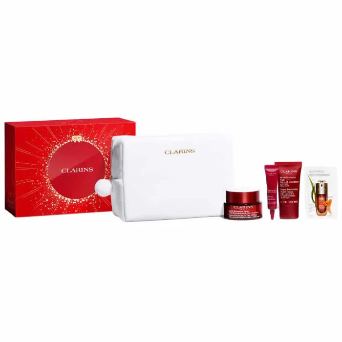 Clarins Super Restorative Day Cream All Skin Types 50ml Set 5 Pieces