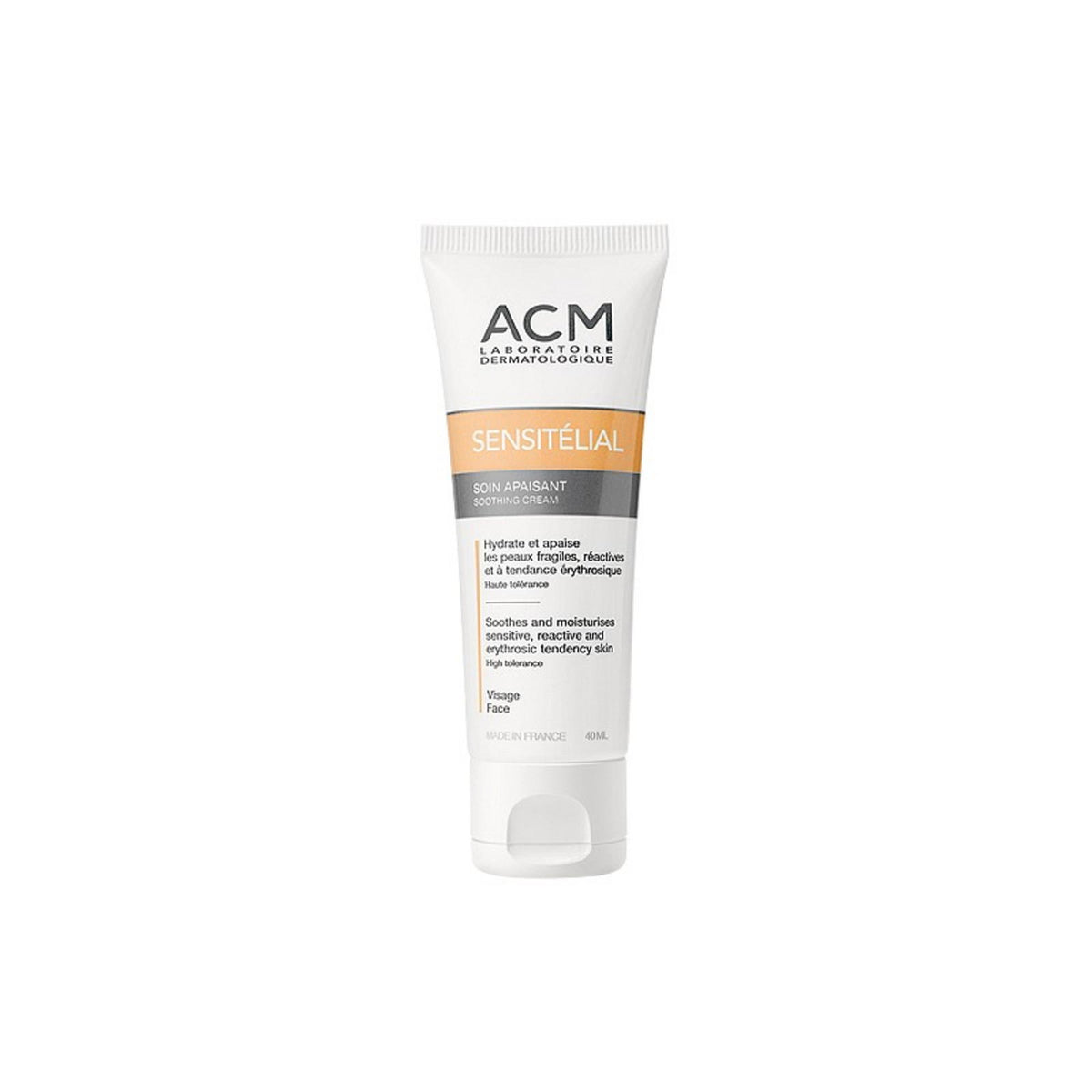 Laboratoire ACM, Sensitelial, Feuchtigkeitsspendende Tagescreme, Gesicht, 40 ml