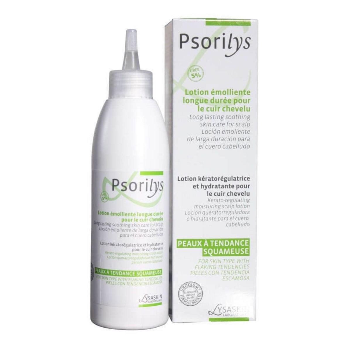 Lab Lysaskin, Psorilys, Hair Treatment Shampoo, Kerato-Reducing, For Dry/Flaky Scalp, 150 ml