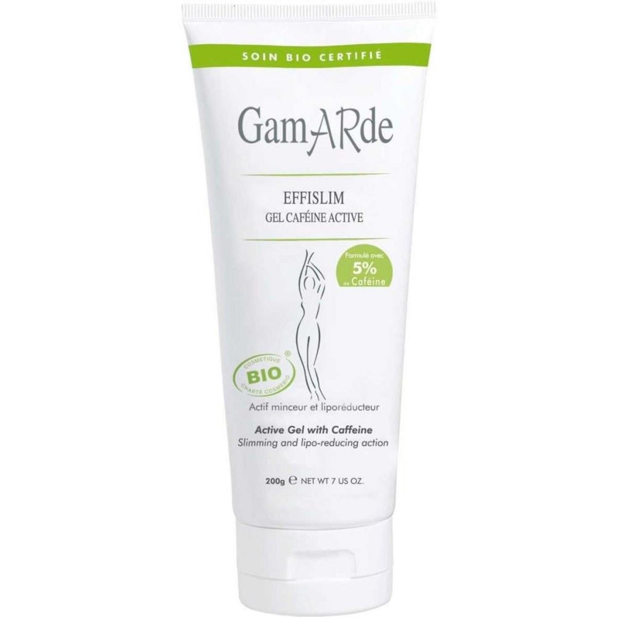Gamarde, Effislim, Caffeine 5%, Anti-Cellulite, Body Gel, Body, 200 ml