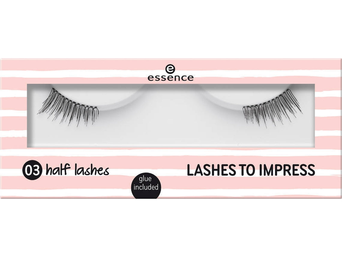 Essence Cosmetics Lashes to Impress Pestañas Artificiales 03-Half Lashes 1 U