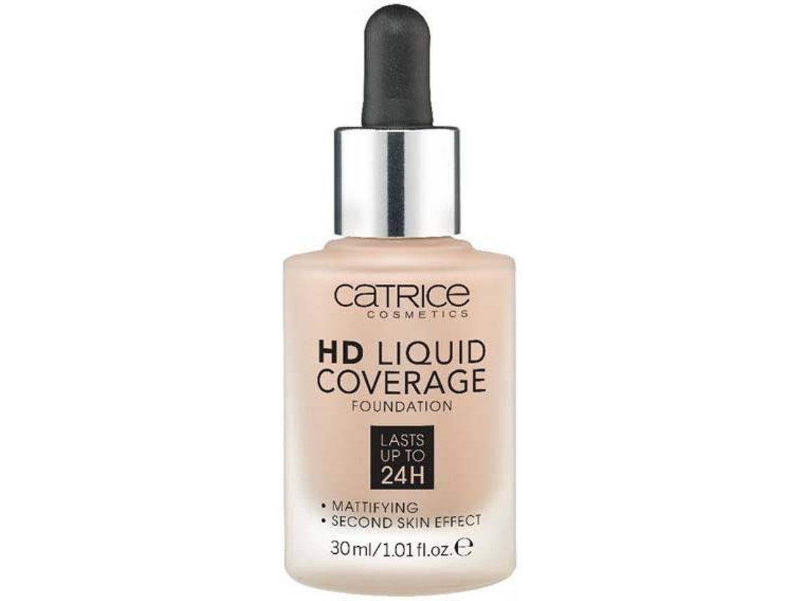 Catrice - Liquid Make-Up HD Liquid Coverage (Foundation) 30 ml 040 Warm Beige -