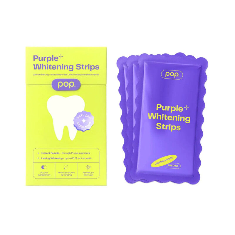 Pop. Purple Tiras Blanqueadoras Violetas 7 U
