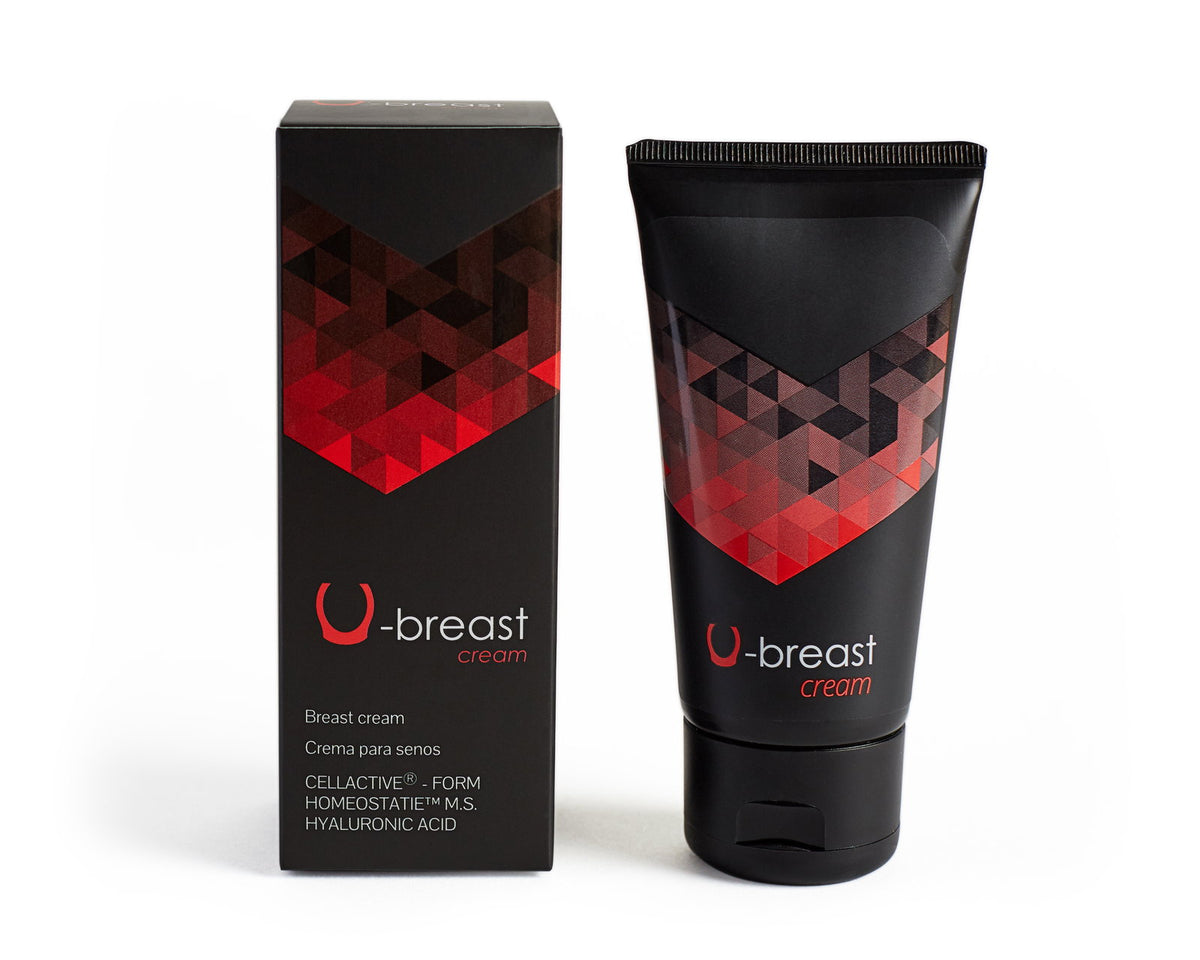 500 Cosmetics, U-Breast, Natürliche Brustvergrößerung & Straffung, lokale Behandlungscreme, 65 ml