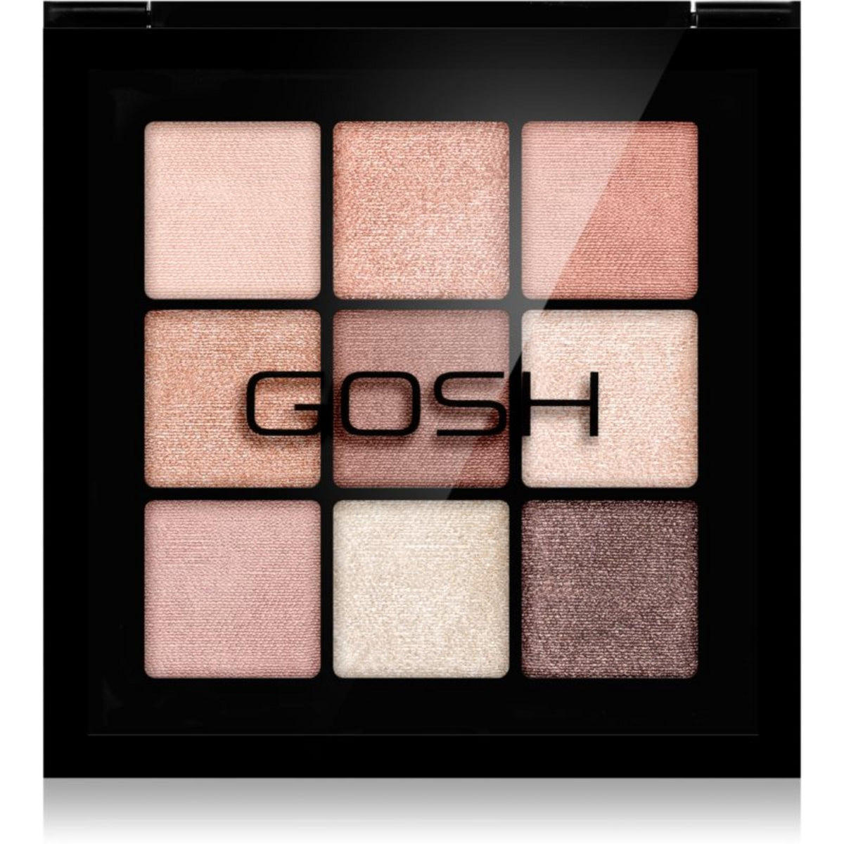 Gosh, Eyedentity, Lidschatten-Palette, 001, Be Honest, 9 Farben, 8 g