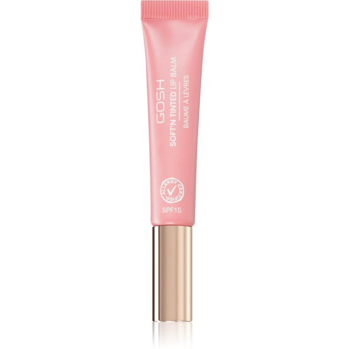 Gosh, Soft'n Clear, Vegan, Moisturized, Lip Balm, 001, Nude, SPF 15, 8 ml