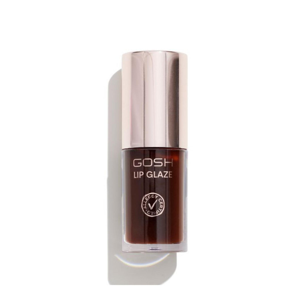 Gosh, Lip Glaze, Semi-transparent color, Roll-On Lip Gloss, 003, Dark Chocolate, 5.5 ml