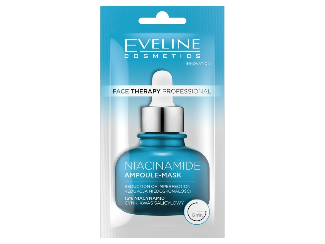 Eveline Cosmetics, Therapy Professional, Niacinamide, Anti-Imperfection, Cream Mask, For Face, 8 ml