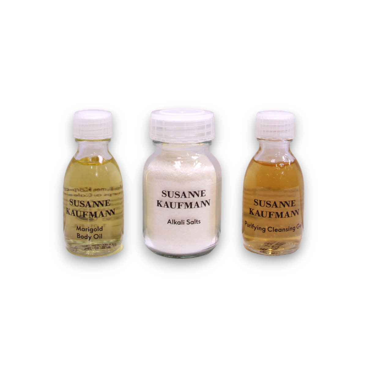 Susanne's Home Spa Collection Set Susanne Kaufmann: Face Cleansers, Paraben-Free, Purifying, Cleansing Gel, For Face, 30 ml + Body Lotions & Creams, Sulfates-Free, Nourishing, Body Butter, Day, 15 ml + Face Masks & Exfoliators, Enzyme, Exfoliating Cleanse