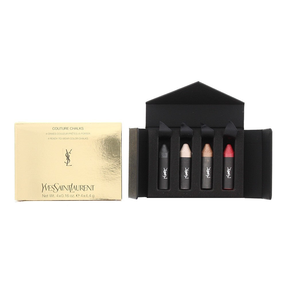 Set Yves Saint Laurent: Couture Chalks, Lip Liner & Cheek Blush 2-In-1, Le Rouge, 4.4 g + Couture Chalks, Lip Liner & Cheek Blush 2-In-1, Le Noir, 4.4 g + Couture Chalks, Lip Liner & Cheek Blush 2-In-1, Le Nude, 4.4 g + Couture Chalks, Lip Liner & Cheek B