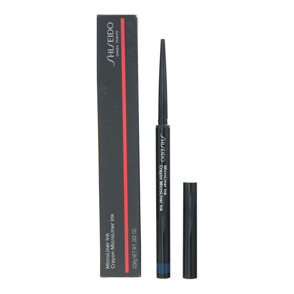 Shiseido, Microliner Ink, Stift, Matt, Flüssiger Eyeliner, 04, Navy, 0,08 g