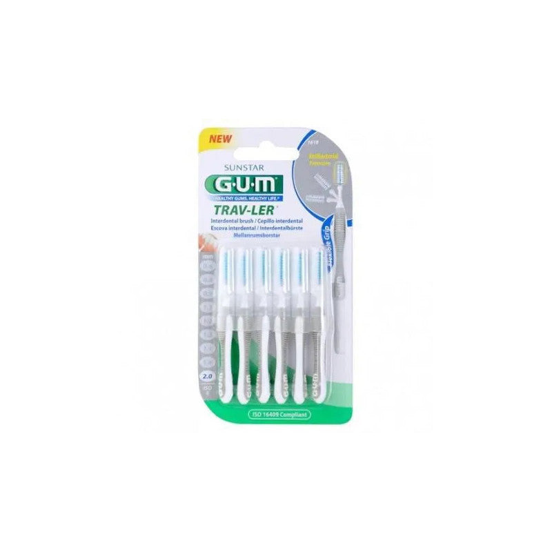 Gum Travler Ragers 2.0mm Grijs - 6 stuks