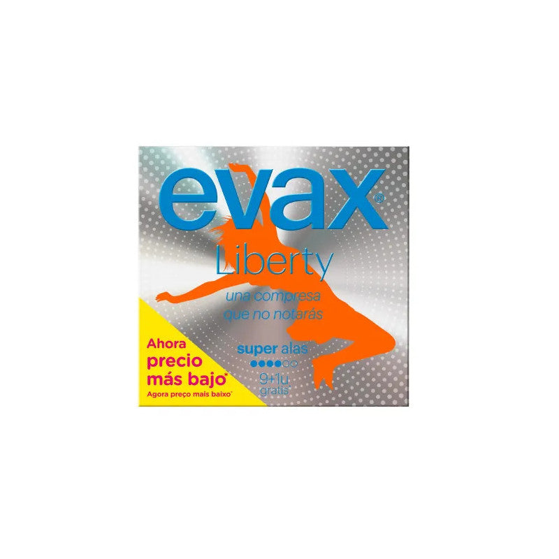 Super Maandverband met vleugels Evax Liberty Plus (10 uds)