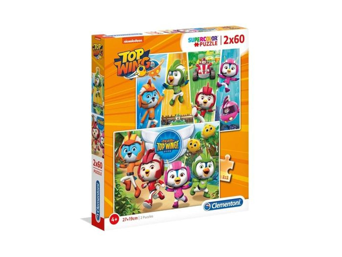 Clementoni Legpuzzel Top Wing 27 X 19 Cm 60 Stukjes 2 Stuks