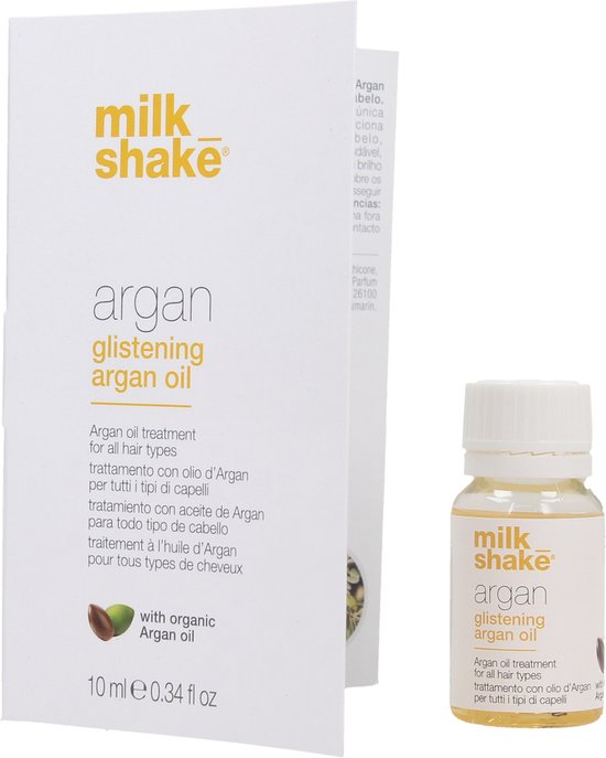 Milk Shake, Argan, Organic Argan Oil, Hair Oil Treatment, Condition & Nourish, 10 ml