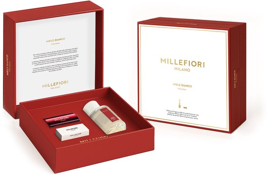 Millefiori Milano Fragrance Diffuser and Car Air Freshener Miele Bianco 100 ml
