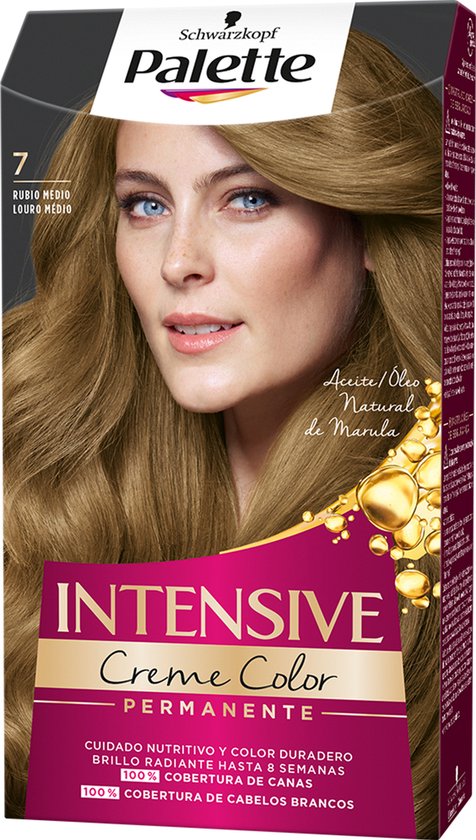 PALETTE INTENSIVE tinte #7-rubio medio 1 u