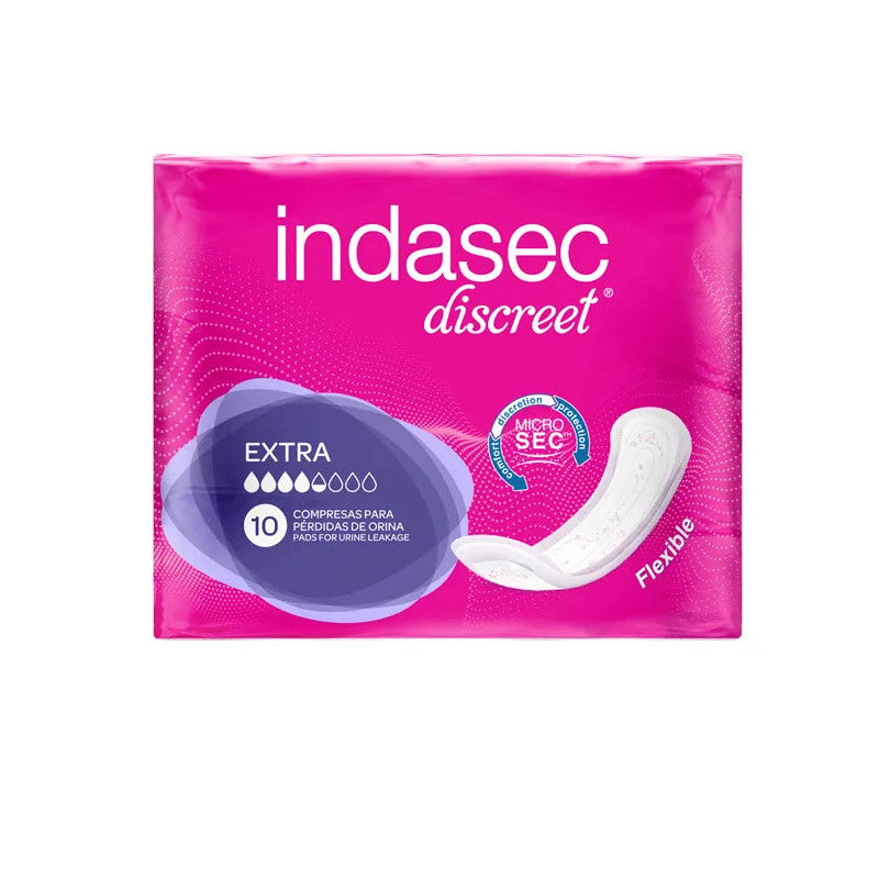 Indasec Dermoseda Compresa Incontinence Extra 10 pcs