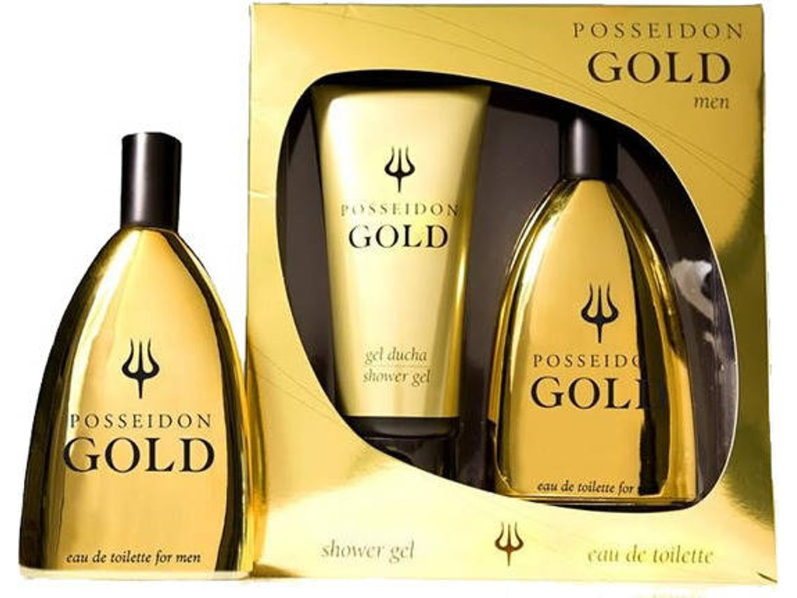 Gold Gift Set 2 Pcs By Posseidon 150 Ml