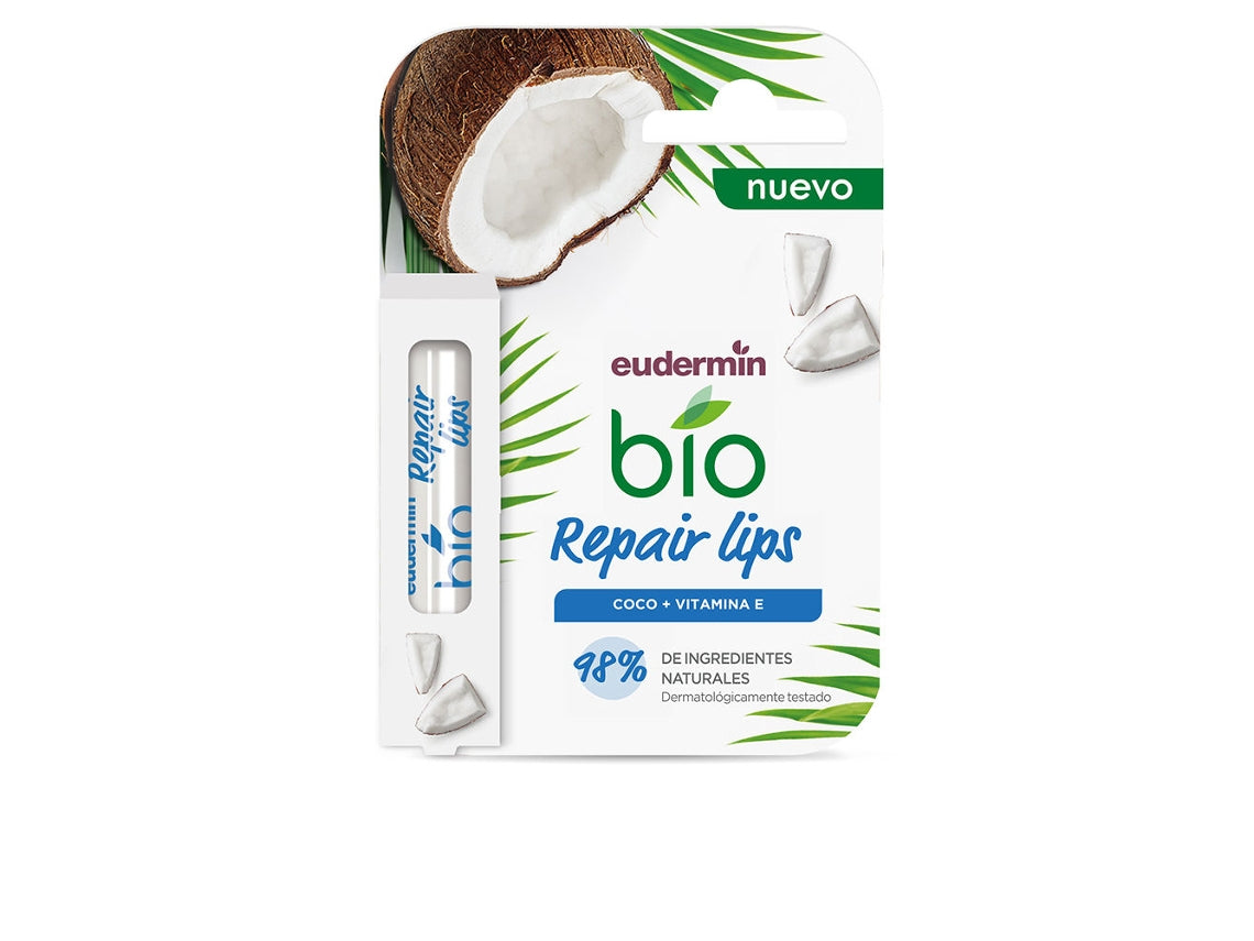 Eudermin Protector Labial Bio Reparador Coco Vitamina e 4,8g