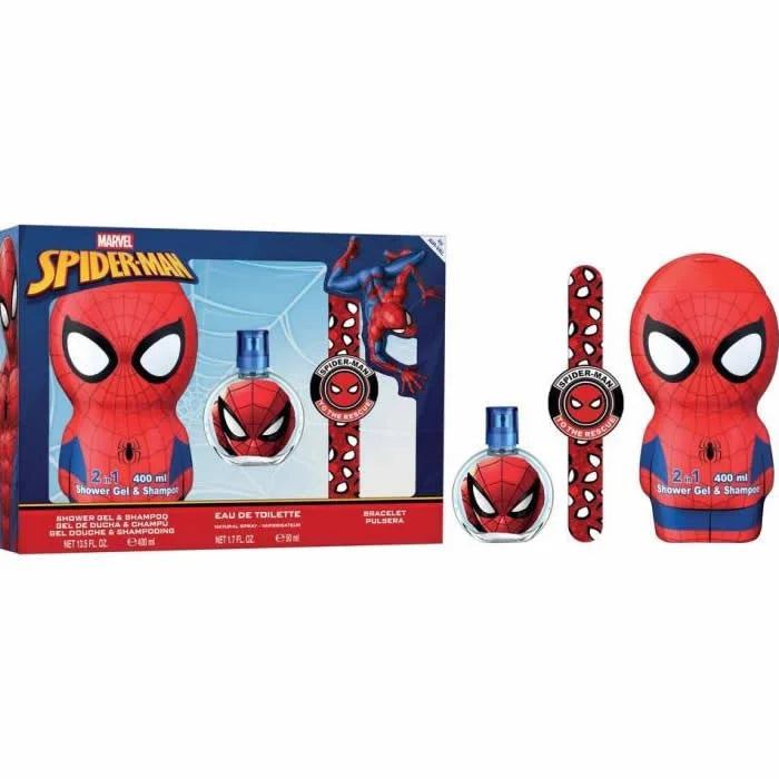 Marvel Spiderman Eau De Toilette Spray 50ml Set 3 Pieces
