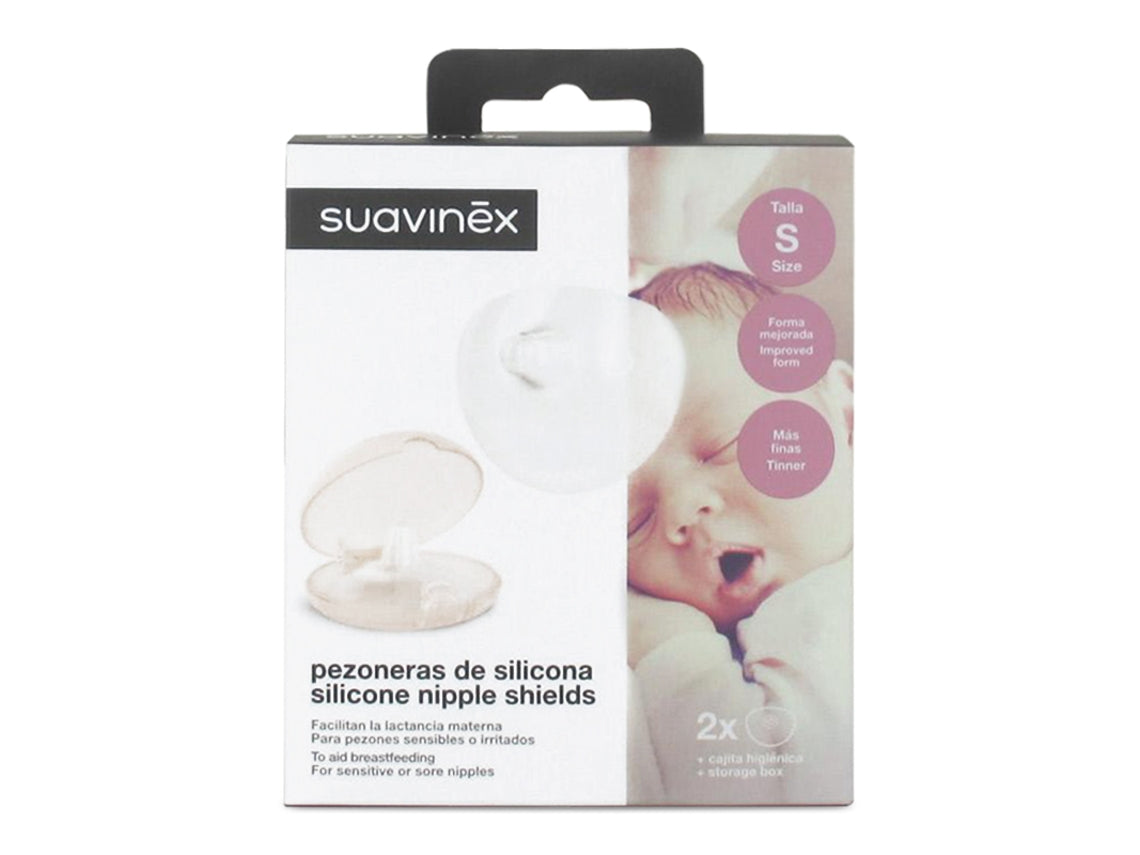 Suavinex Pezonera De Silicona Talla S 2 Unidades