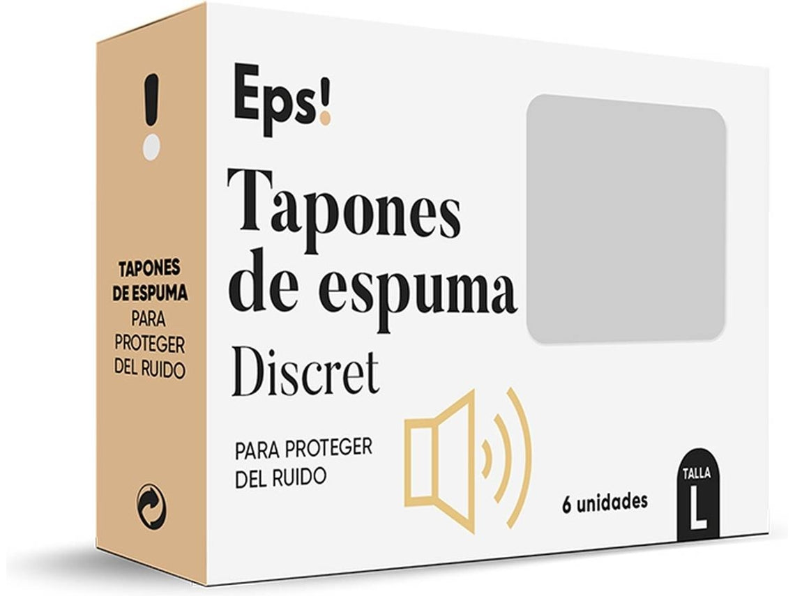 Eps Foam Ear Plugs Discret 6 Units Size L