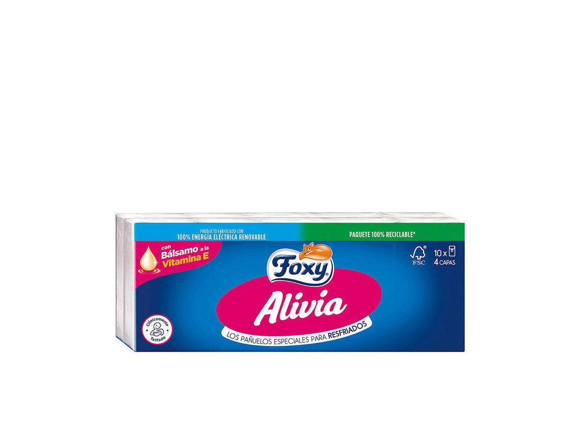Foxy Relieves Nasal Care Tissues 10 X 9 U