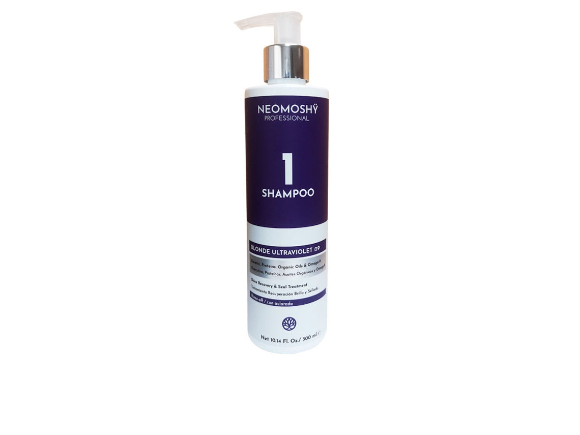 Colour Neutralising Shampoo Neomoshy Blonde Ultraviolet Ω9 (300 ml)