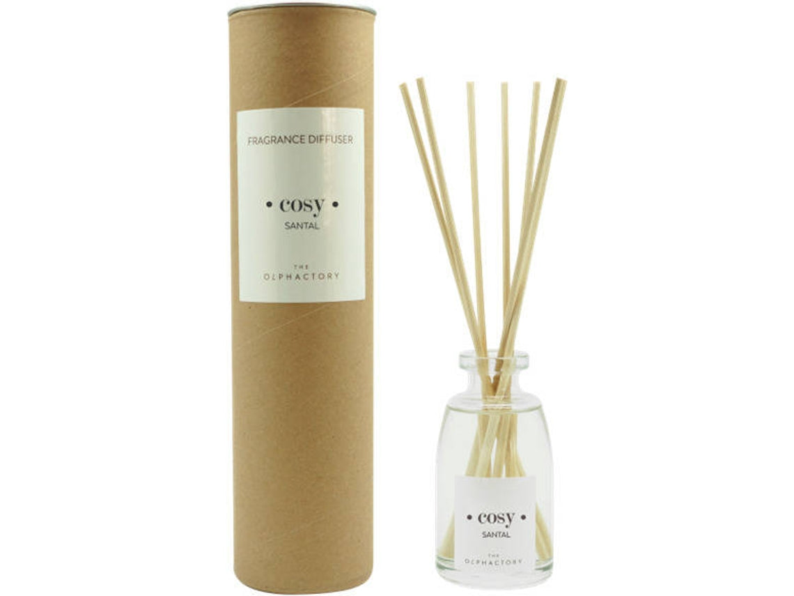 The Olphactory, Cosy Santal, Fragrance Sticks, Aroma Reed Diffuser, 100 ml