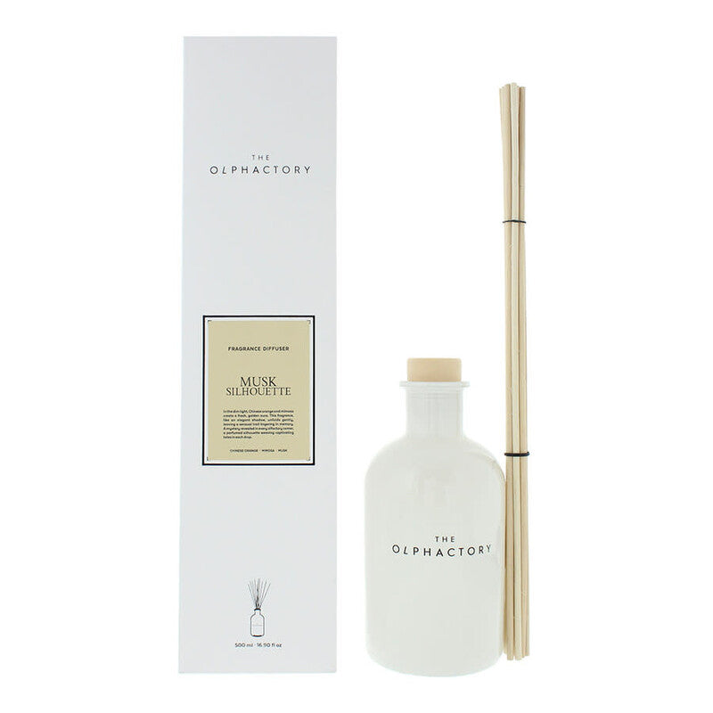 The Olphactory, Musk Silhouette, Fragrance Sticks, Aroma Reed Diffuser, 500 ml