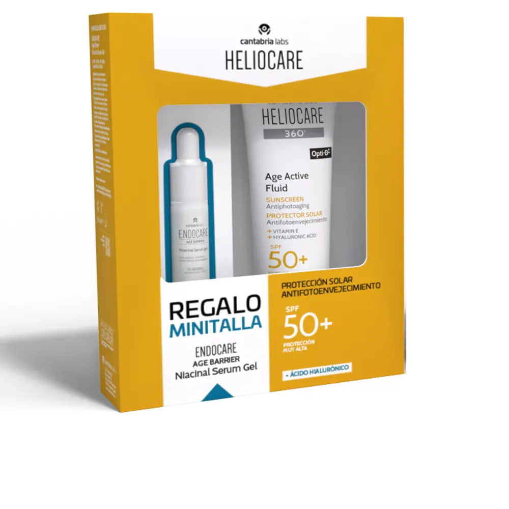 Heliocare Age Active Fluid Sunscreen Spf50+ 50ml Set 2 Pieces