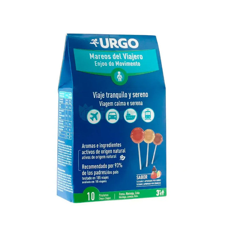 Urgo Traveller's Dizziness 10 Lollipops