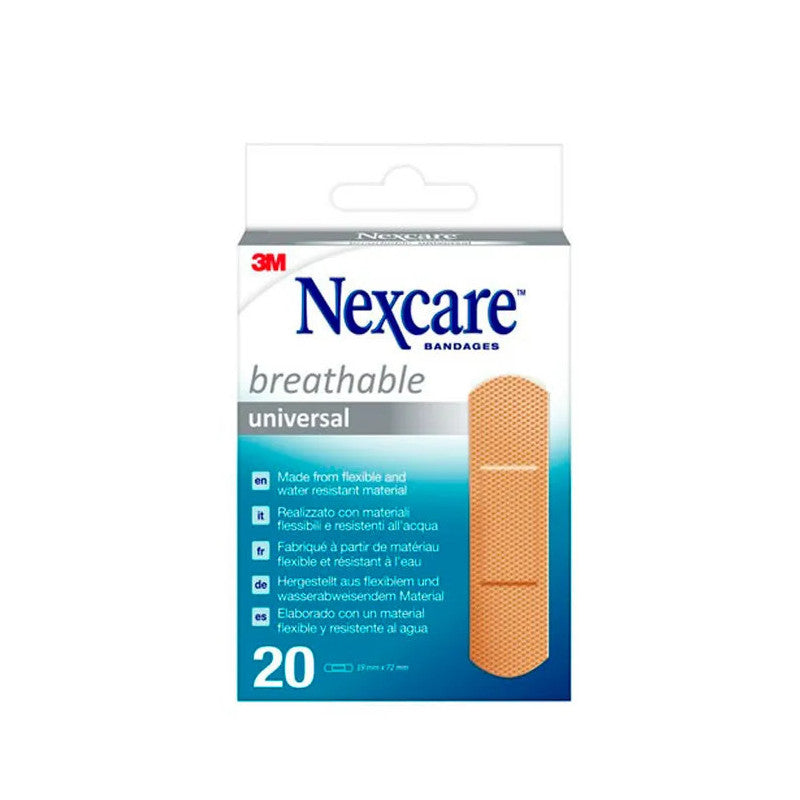 Nexcare Plastic 20 Strips 19x76mm
