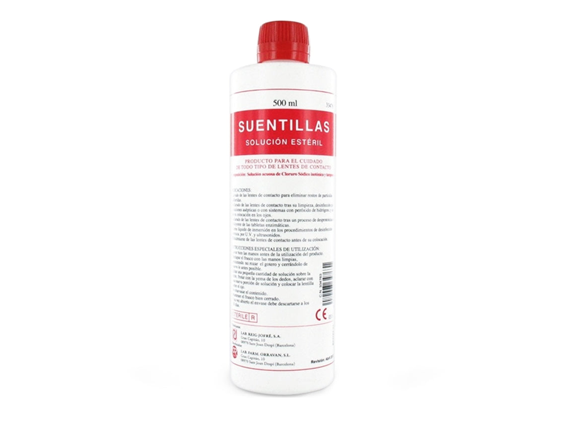 Saline Solution Suentillas Lenses 500 ml