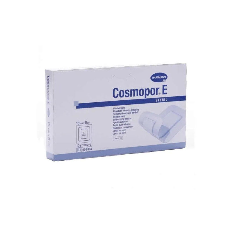 Hartmann Cosmopor E Steril Absorbent Adhesive Dressing 15X8cm 10 Units