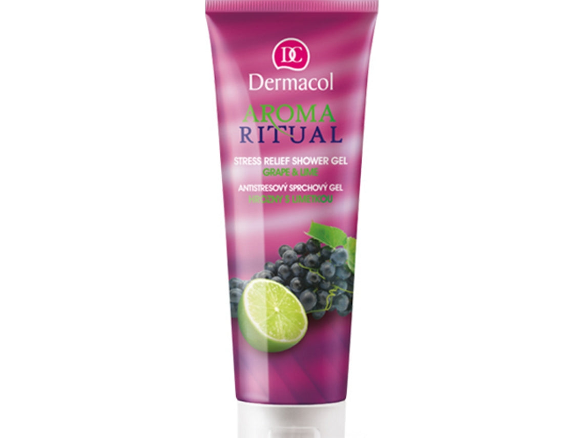 Dermacol - Stress Relief Ritual Aroma Shower Gel (grapes with lime) Anti stress shower gel - 250ml