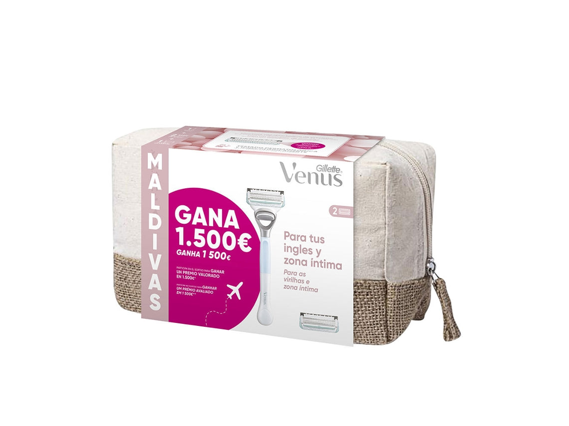 Gillette Venus Intima Neceser Maldivas Máquina 2 Recambios
