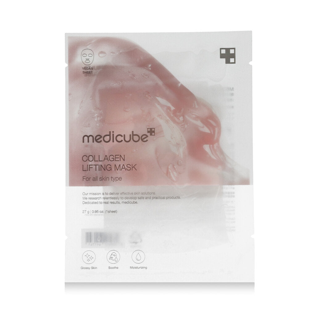 Medicube, Triple Collagen, Lifting, Sheet Mask, For Face, 27 g