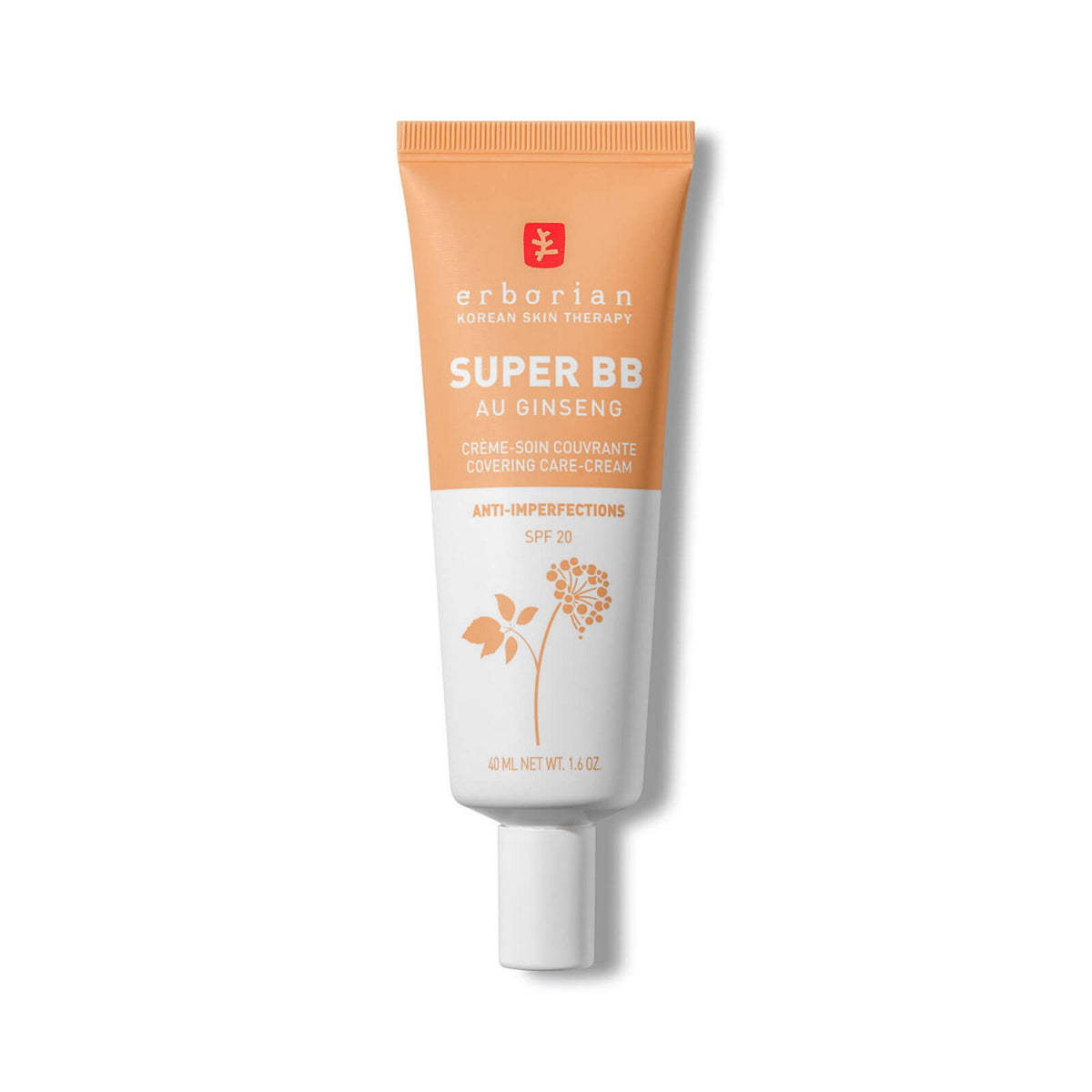 Erborian, Super BB, Ginseng, hohe Deckkraft, BB Cream, Doré, LSF20, 40 ml