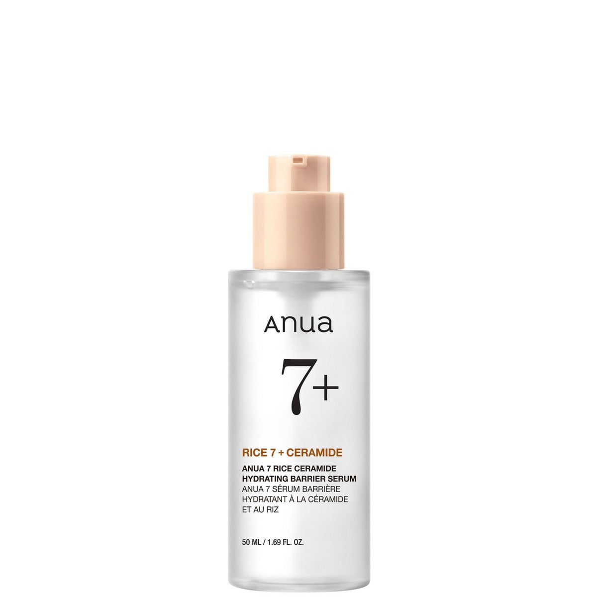 Anua, Rice 7+, Hydrating & Nourishing, Day & Night, Serum, For Face, 50 ml