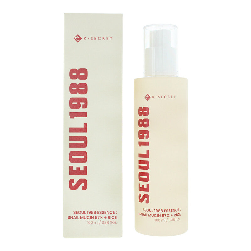 K-Secret, Seoul 1988, Snail Mucin 97% + Rice, Hydrating, Essence Water, 100 ml