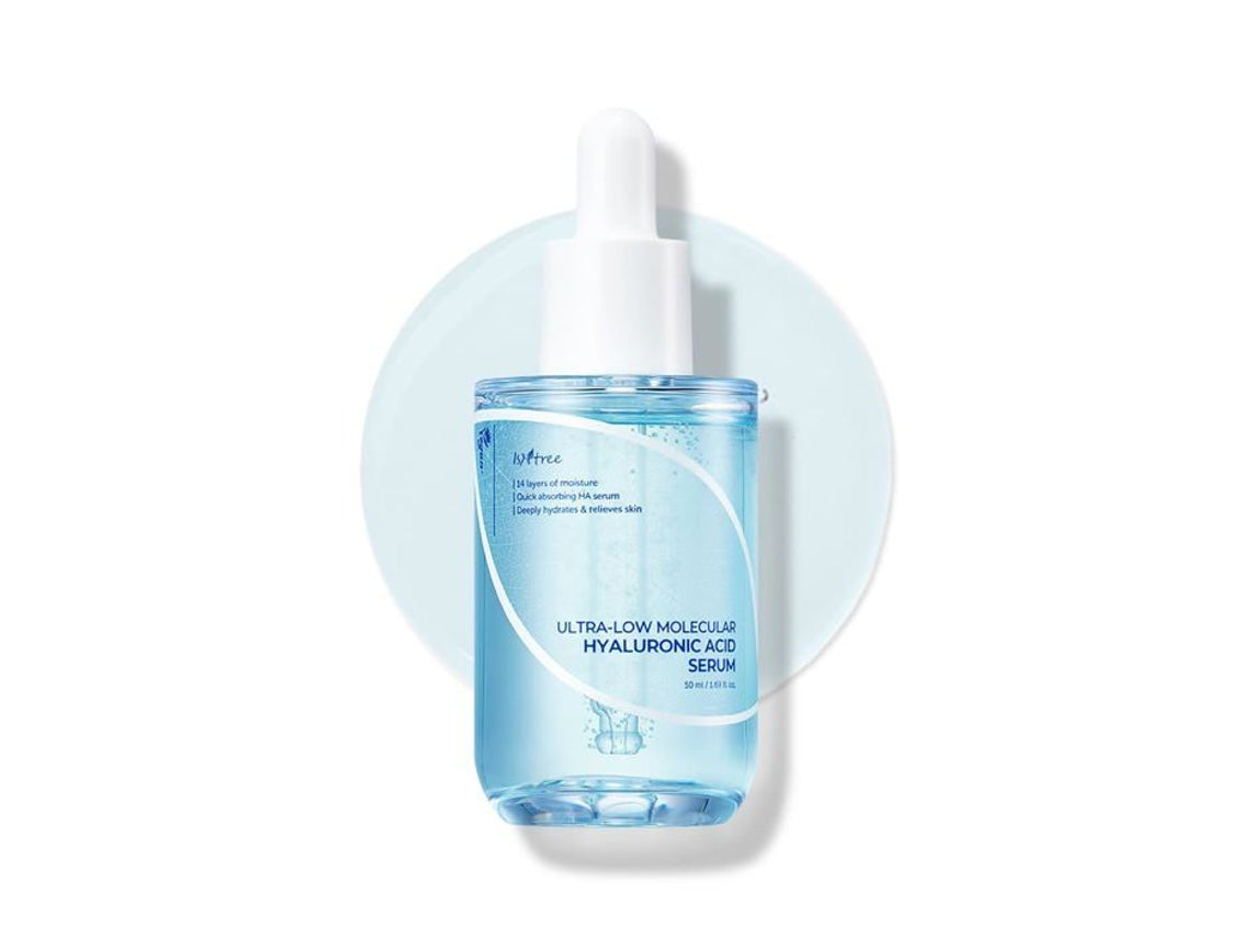 Isntree, Ultra-Low Molecular Hyaluronic Acid, Hydrating, Daily, Serum, For Face, 50 ml