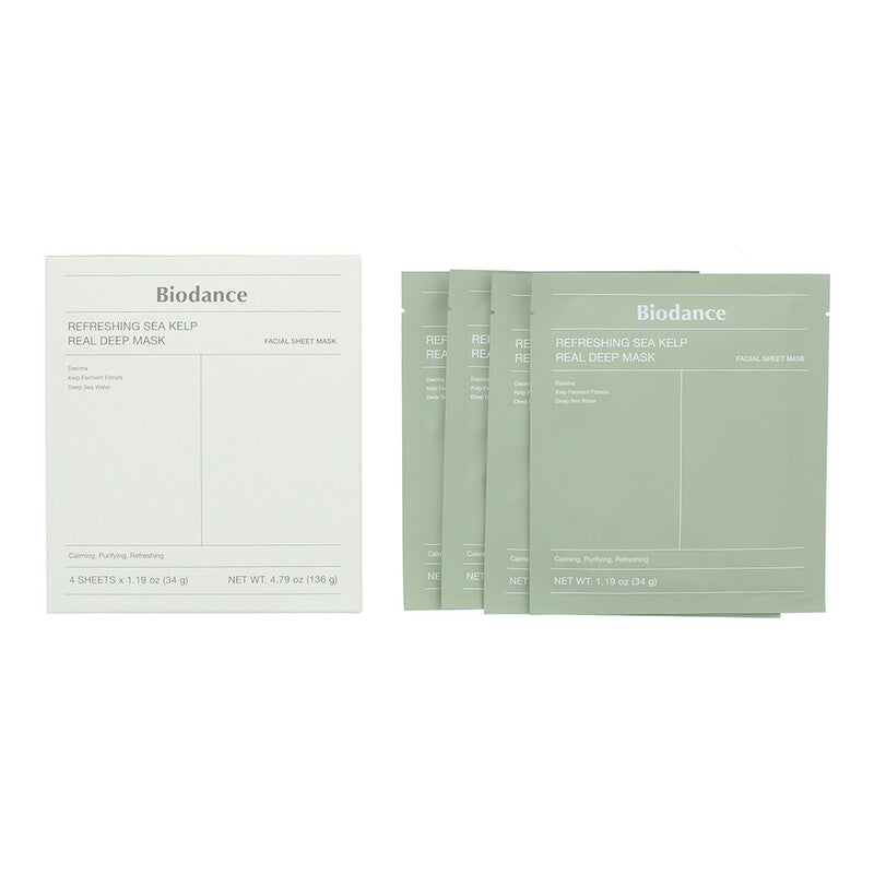 Biodance Refreshing Sea Kelp Real Deep Mask 4 Units