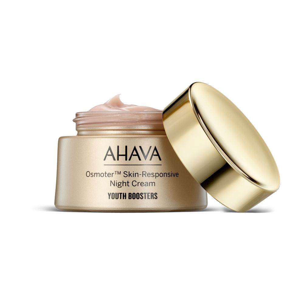 Ahava, Osmoter Skin - Responsive, straffende Nachtcreme für das Gesicht, 50 ml