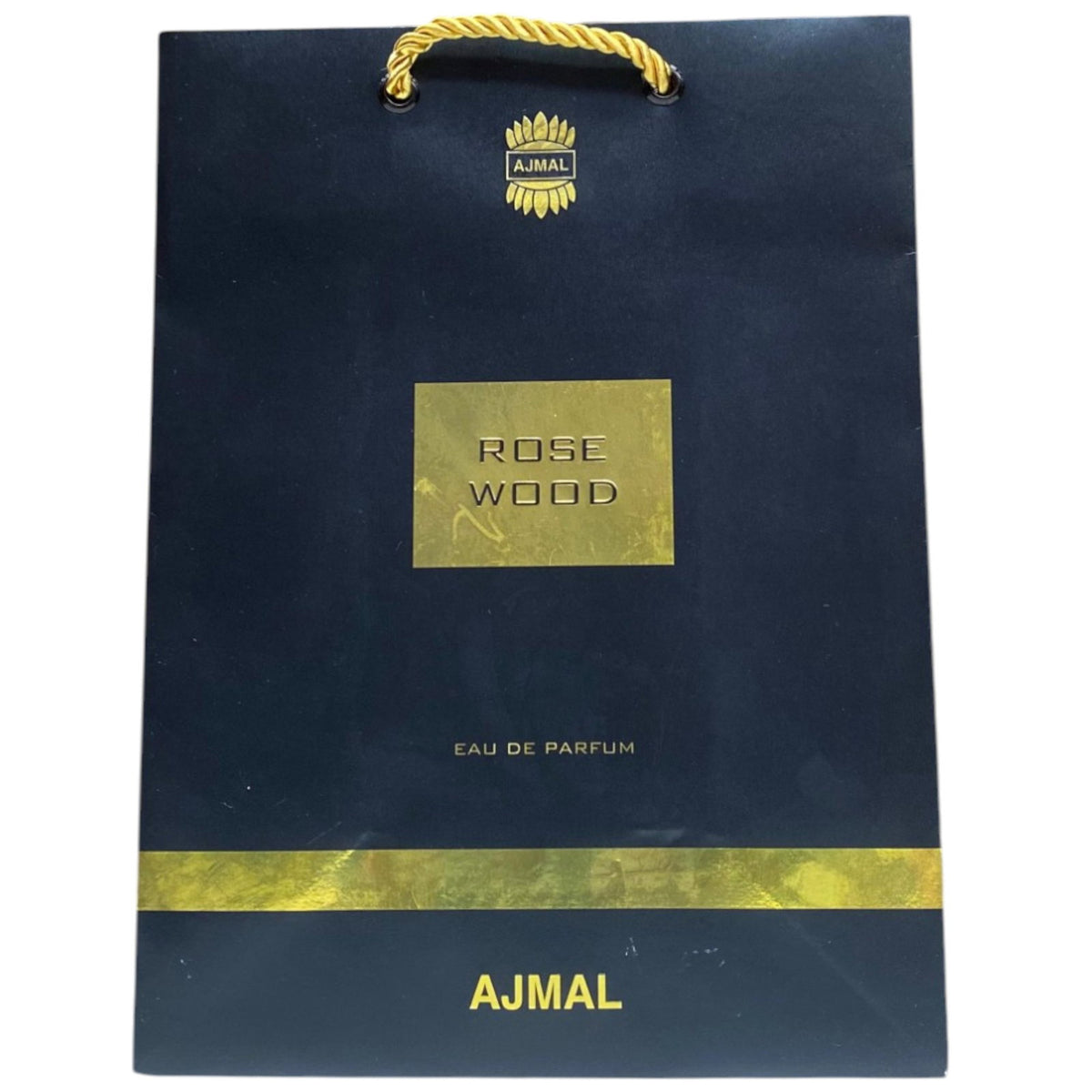 Ajmal, Rosenholz, Einkauf, Einkaufstüte aus Karton, Papier, Schwarz