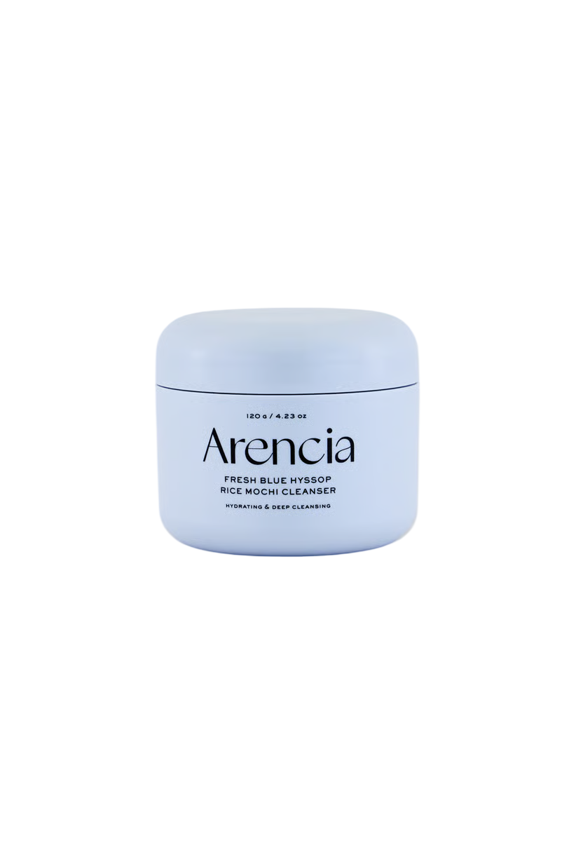 Arencia, Fresh Blue Hyssop Mochi, Feuchtigkeitsspendende Reinigungscreme, 120 ml