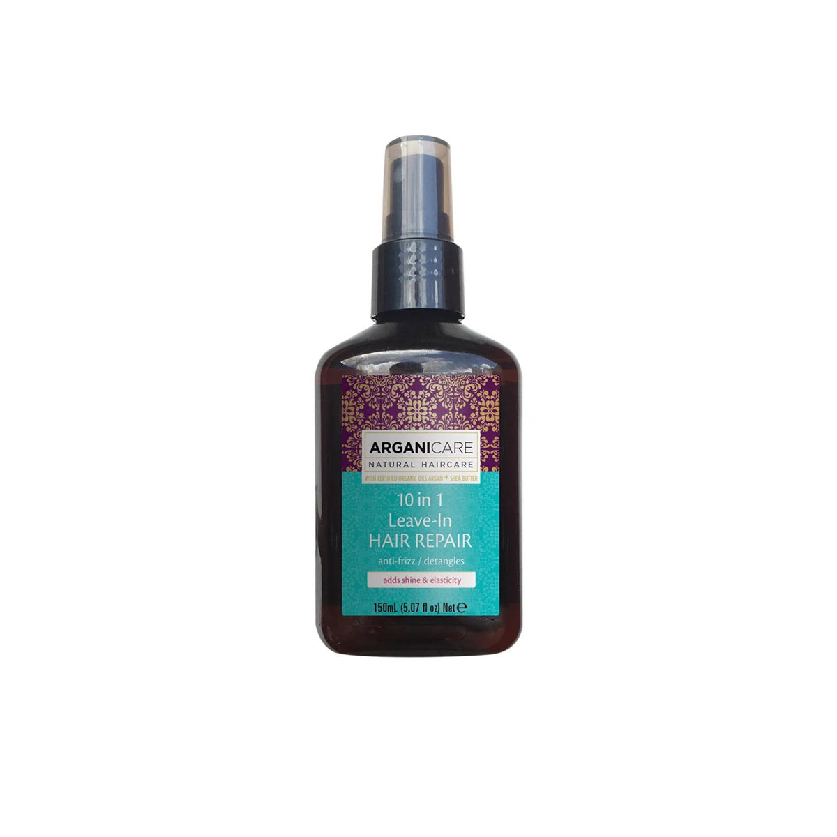 Arganicare, 10 in 1 Arganöl & Sheabutter, Leave-in-Haarbalsam-Spray, entwirrend & Anti-Frizz, 150 ml